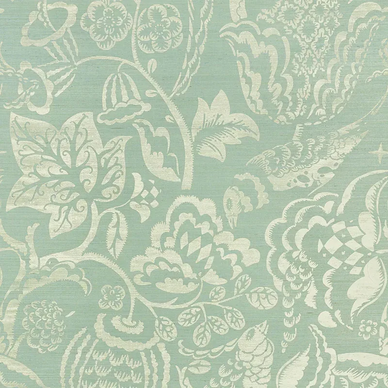 UCCELLO SISAL SKY Schumacher Wallpaper wallpaper - SKU 5008262