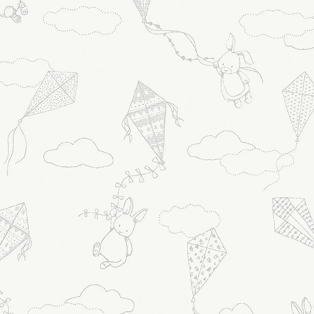 UP & AWAY IVORY Schumacher Wallpaper wallpaper - SKU 7459