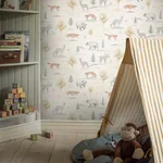 UP NORTH IVORY Schumacher Wallpaper wallpaper - SKU 7479