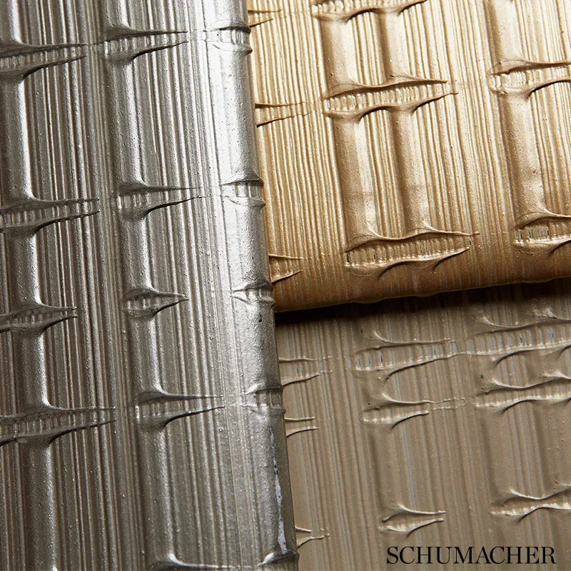 URBAN STRIPE - ZINC Schumacher Wallpaper | Wallpaper Twins URBAN STRIPE ZINC Schumacher Wallpaper wallpaper - SKU 5005642