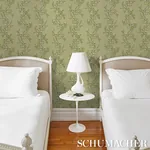 VAGARY VINES HONEYDEW Schumacher Wallpaper wallpaper - SKU 5016970