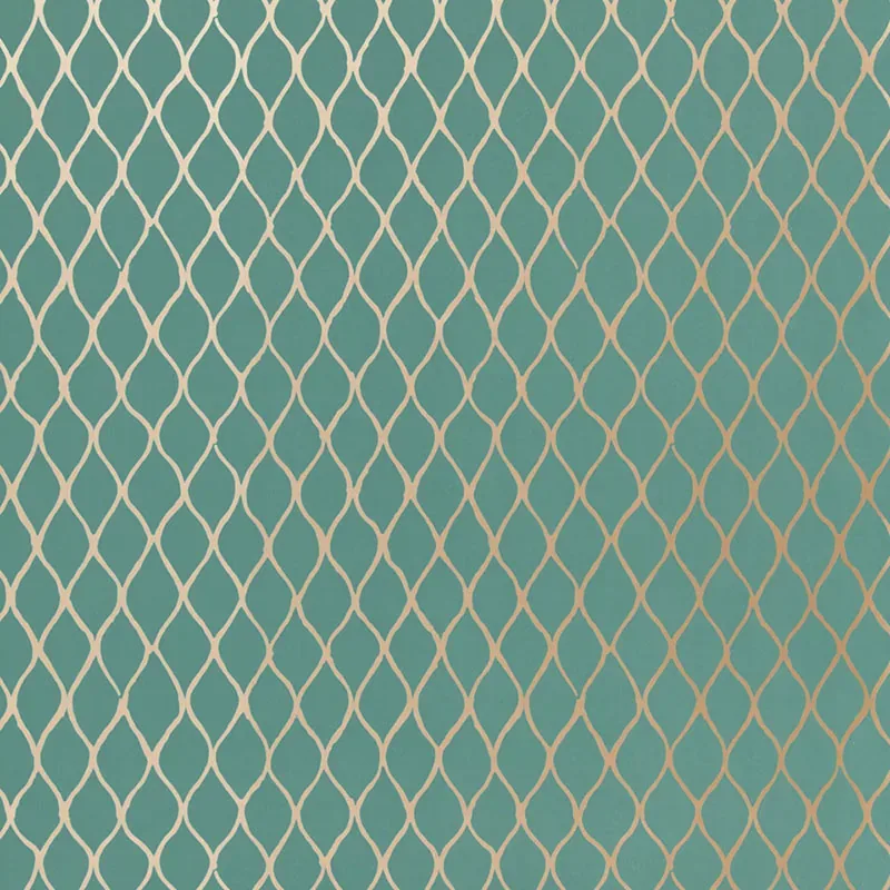 VALENCIA TURQUOISE Schumacher Wallpaper wallpaper - SKU 5005911