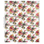 VALENTINA FLORAL - MULTI ON WHITE Schumacher Wallpaper | Wal VALENTINA FLORAL MULTI ON WHITE Schumacher Wallpaper wallpaper - SKU 5013131