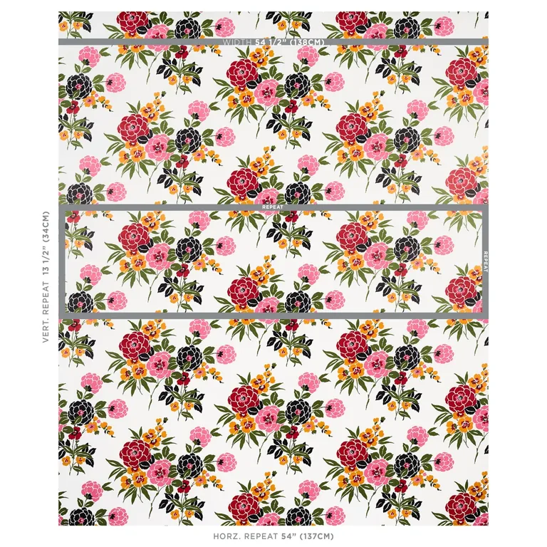 color MULTI ON WHITE