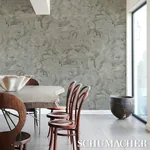Schumacher VALIANT - CHARCOAL Wallpaper | Buy Online color CHARCOAL
