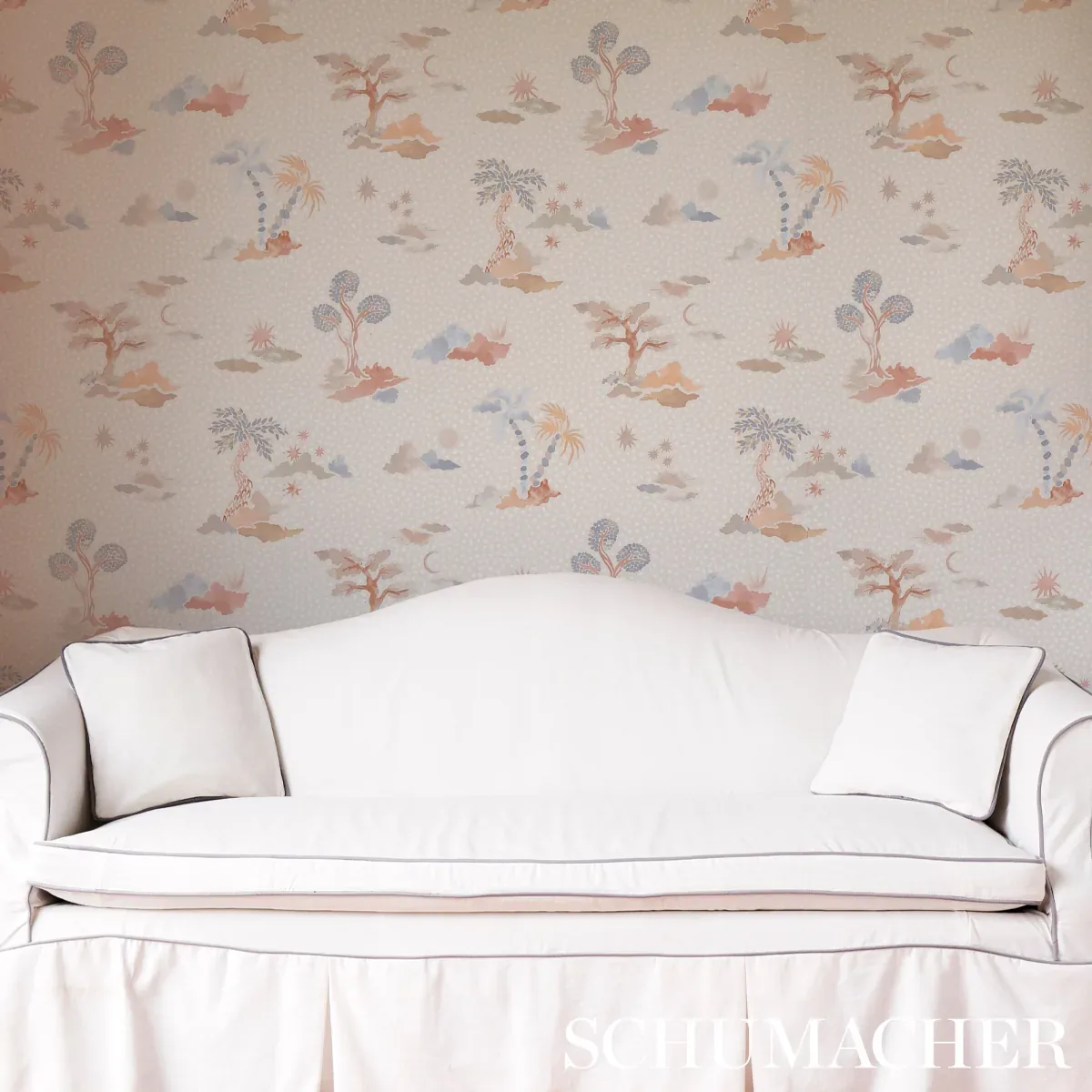 VALLETTA MOONSTONE Schumacher Wallpaper wallpaper - SKU 5013521