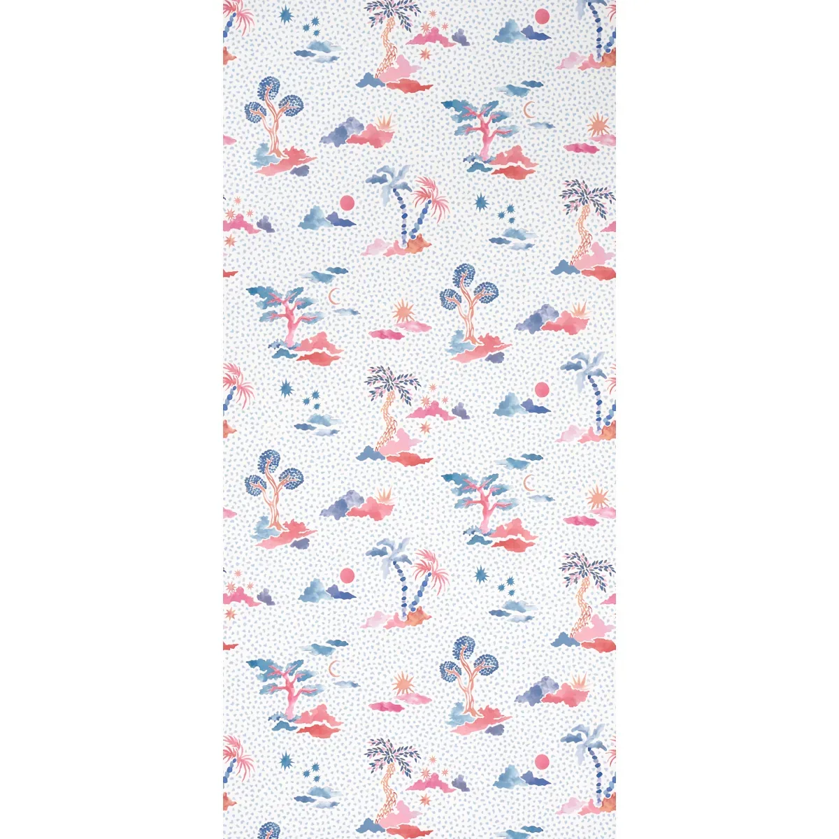 VALLETTA - SKY AND PINK Schumacher Wallpaper | Wallpaper Twi VALLETTA SKY AND PINK Schumacher Wallpaper wallpaper - SKU 5013520