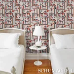 VALLY CIRCUS - MULTI Schumacher Wallpaper | Wallpaper Twins VALLY CIRCUS MULTI Schumacher Wallpaper wallpaper - SKU 5016790