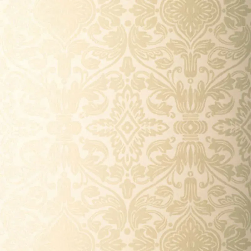 VARENNA DAMASK SAND Schumacher Wallpaper wallpaper - SKU 5003600