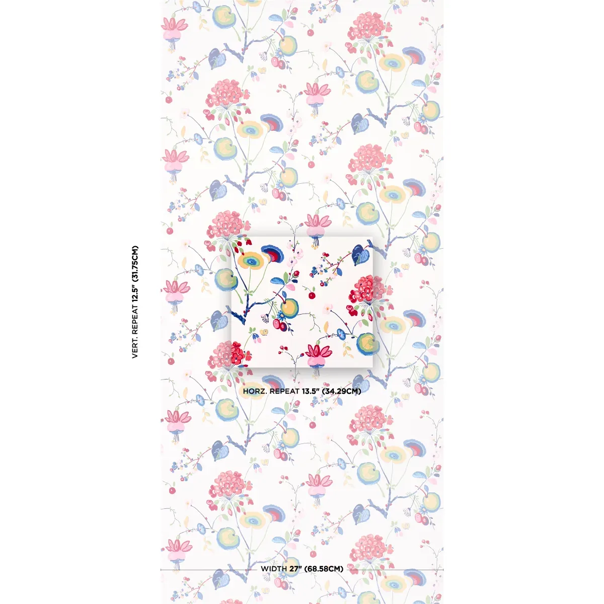 VASILY MULTI Schumacher Wallpaper wallpaper - SKU 5013211