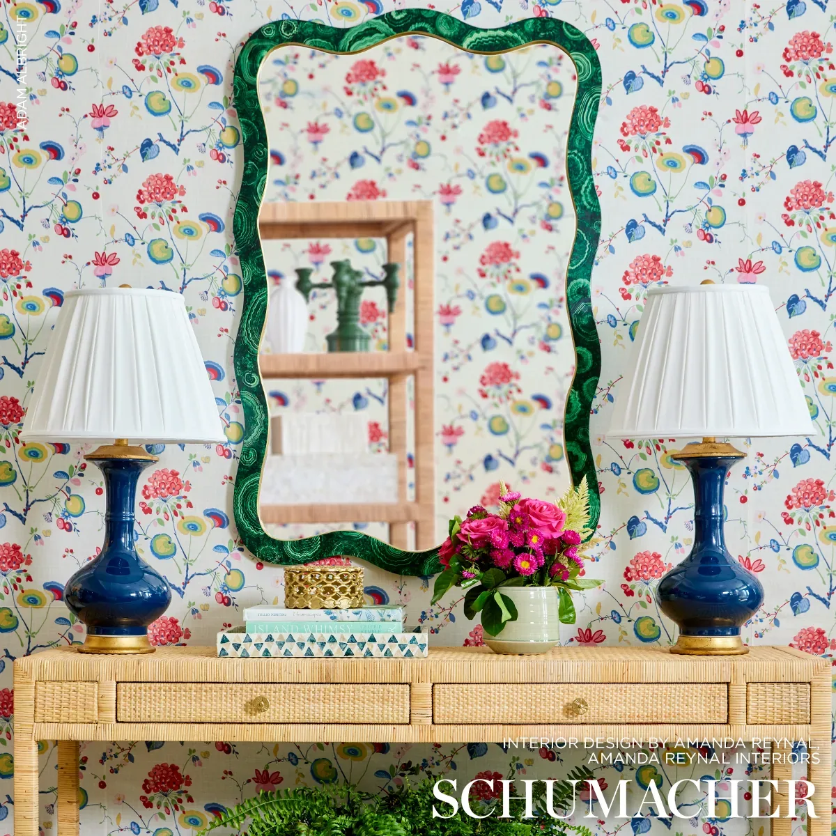 VASILY MULTI Schumacher Wallpaper wallpaper - SKU 5013211