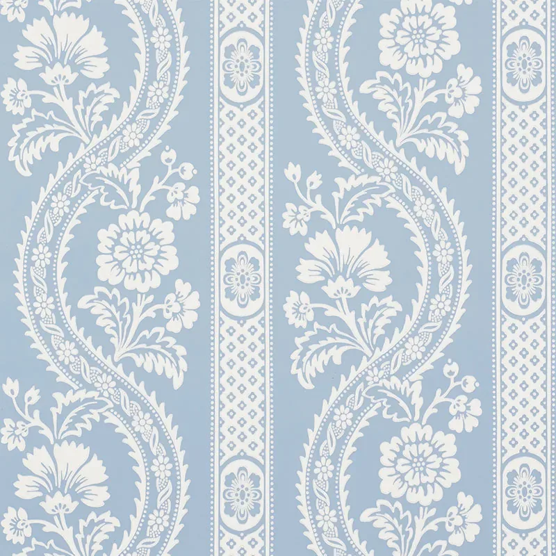 VERSAILLES BLUE Schumacher Wallpaper wallpaper - SKU 5008772