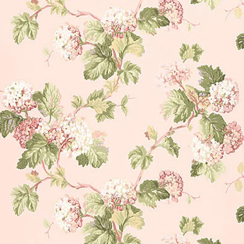 VIBURNUM BLUSH Schumacher Wallpaper wallpaper - SKU 5004370
