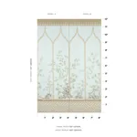 VICTORIA PANEL SET - MINERAL Schumacher Wallpaper | Wallpape VICTORIA PANEL SET MINERAL Schumacher Wallpaper wallpaper - SKU 5015400