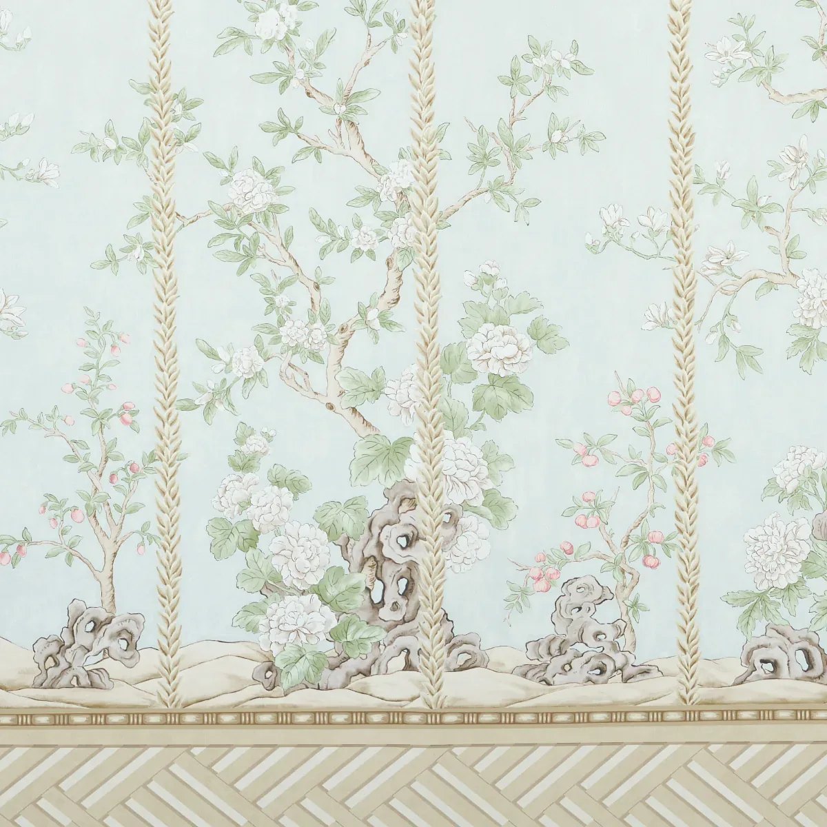 VICTORIA PANEL SET - MINERAL Schumacher Wallpaper | Wallpape VICTORIA PANEL SET MINERAL Schumacher Wallpaper wallpaper - SKU 5015400