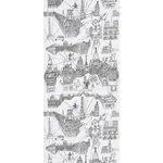 VIEWS OF PARIS - BLACK & WHITE Schumacher Wallpaper | Wallpa VIEWS OF PARIS BLACK & WHITE Schumacher Wallpaper wallpaper - SKU 2705780