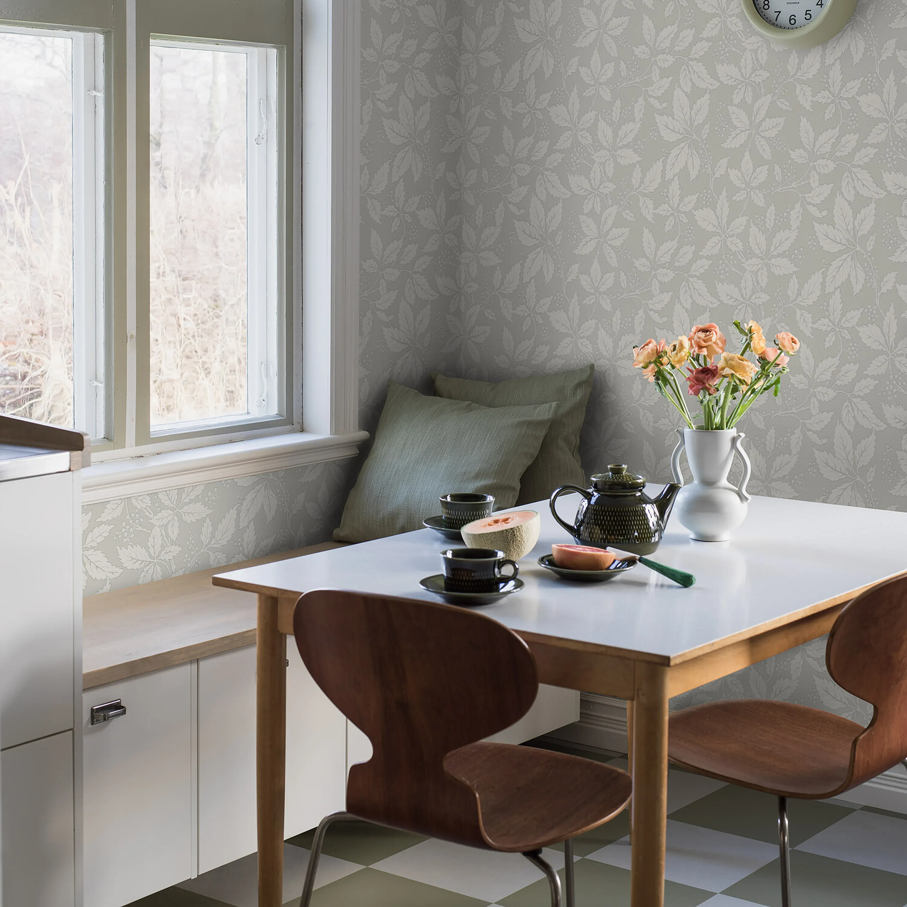 VILDVIN LEAF Schumacher Wallpaper wallpaper - SKU 2029