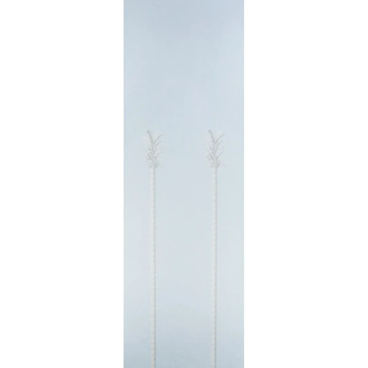 VILLA PALM PANEL BLUE Schumacher Wallpaper wallpaper - SKU 5013880