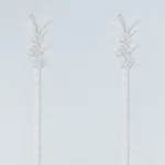 VILLA PALM PANEL - BLUE Schumacher Wallpaper | Wallpaper Twi VILLA PALM PANEL BLUE Schumacher Wallpaper wallpaper - SKU 5013880