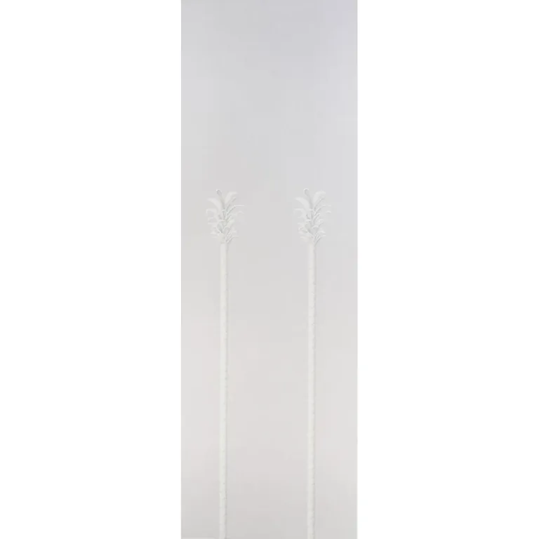 Schumacher VILLA PALM PANEL wallpaper, color GREY, SKU 5013882