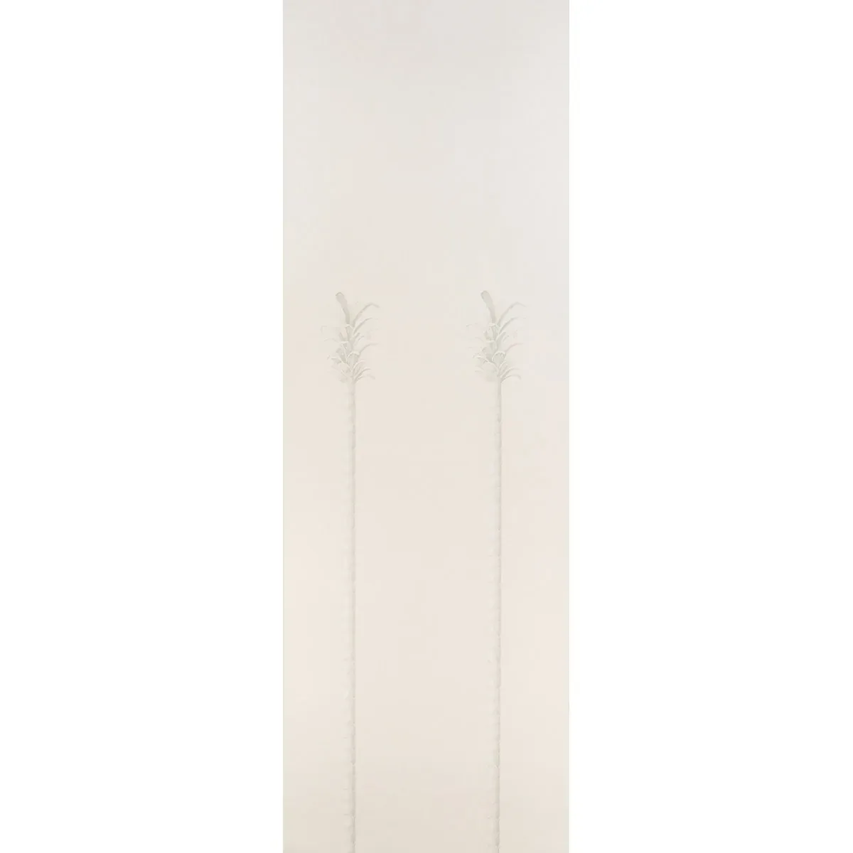 VILLA PALM PANEL WHITE/IVORY Schumacher Wallpaper wallpaper - SKU 5013881