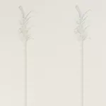 VILLA PALM PANEL WHITE/IVORY Schumacher Wallpaper wallpaper - SKU 5013881