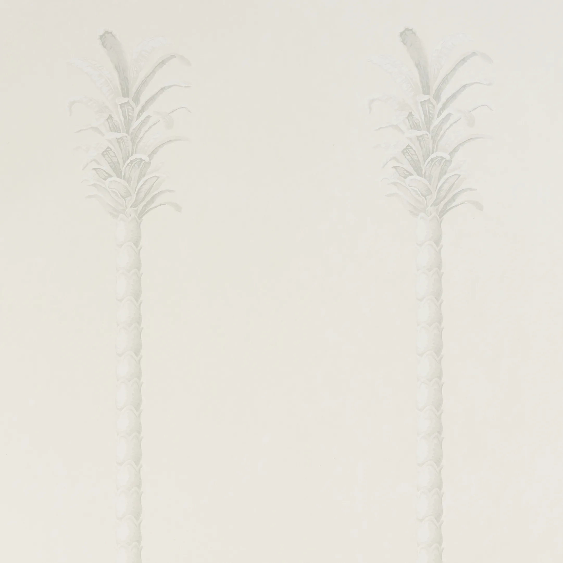 VILLA PALM PANEL WHITE/IVORY Schumacher Wallpaper wallpaper - SKU 5013881