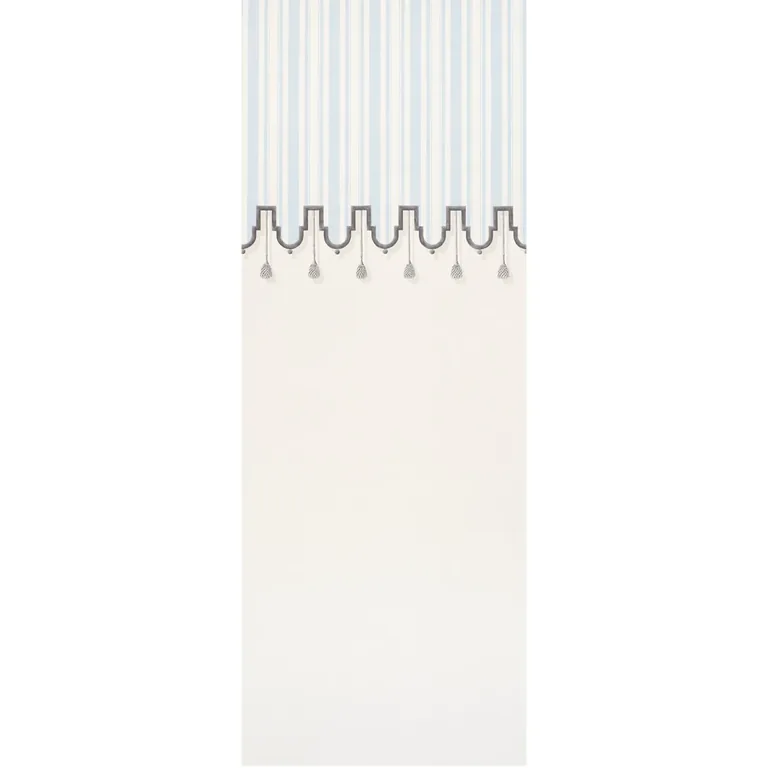 Schumacher VILLA PANEL wallpaper, color SKY, SKU 5009911