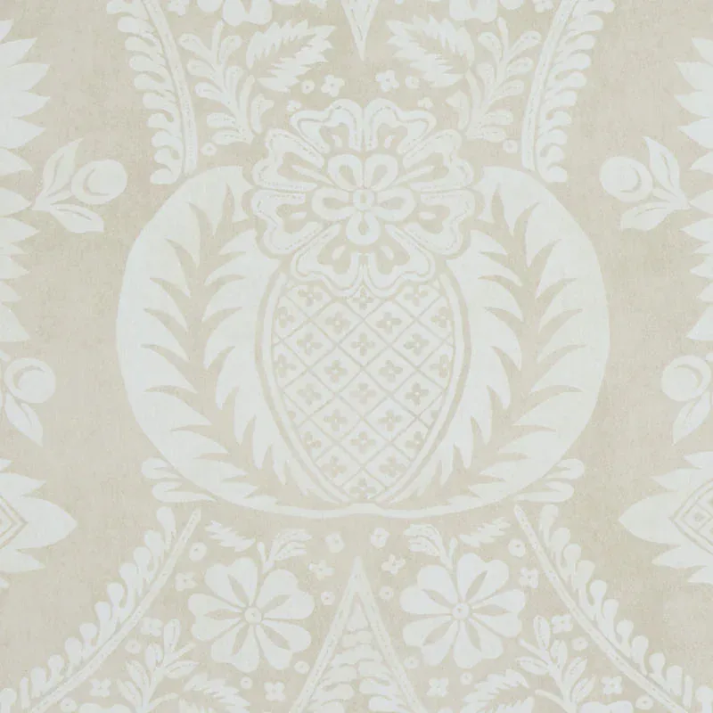 VILLANDRY DAMASK PRINT - NEUTRAL Schumacher Wallpaper | Wall VILLANDRY DAMASK PRINT NEUTRAL Schumacher Wallpaper wallpaper - SKU 5011751