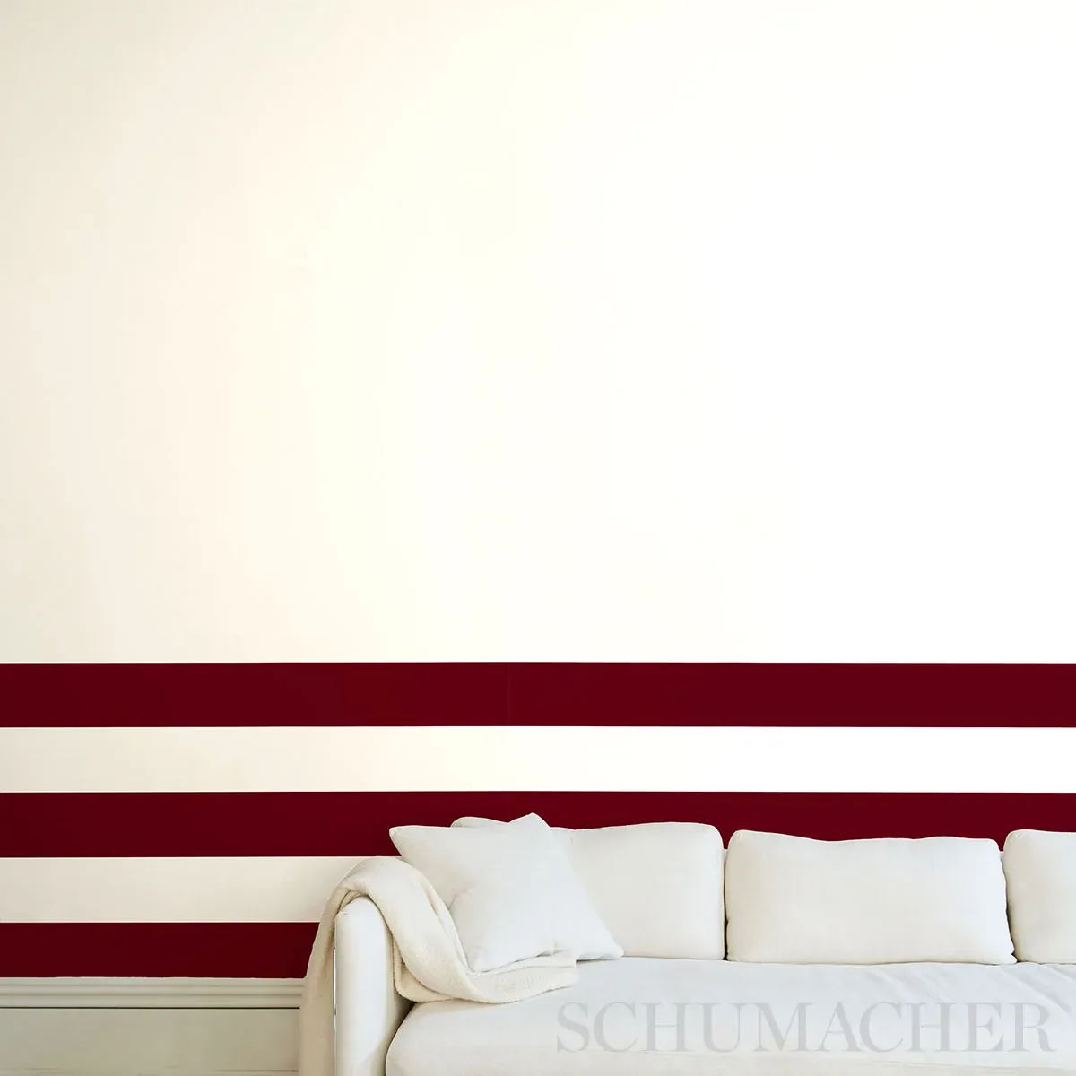 VIRGINIA PANEL B - BORDEAUX Schumacher Wallpaper | Wallpaper VIRGINIA PANEL B BORDEAUX Schumacher Wallpaper wallpaper - SKU 5013792