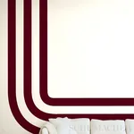 VIRGINIA PANEL C BORDEAUX Schumacher Wallpaper wallpaper - SKU 5013802
