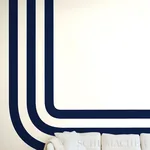 VIRGINIA PANEL C COBALT Schumacher Wallpaper wallpaper - SKU 5013801