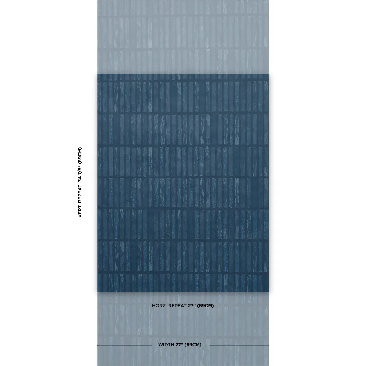WABI-SABI DARK BLUE Schumacher Wallpaper wallpaper - SKU 5014592