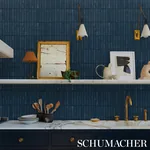 WABI-SABI DARK BLUE Schumacher Wallpaper wallpaper - SKU 5014592