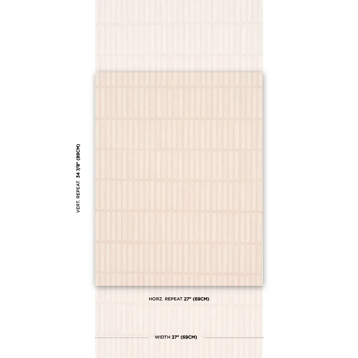 WABI-SABI MUTED PINK Schumacher Wallpaper wallpaper - SKU 5014593