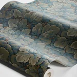 WALDEMAR BLUE AND GREEN Schumacher Wallpaper wallpaper - SKU 4587