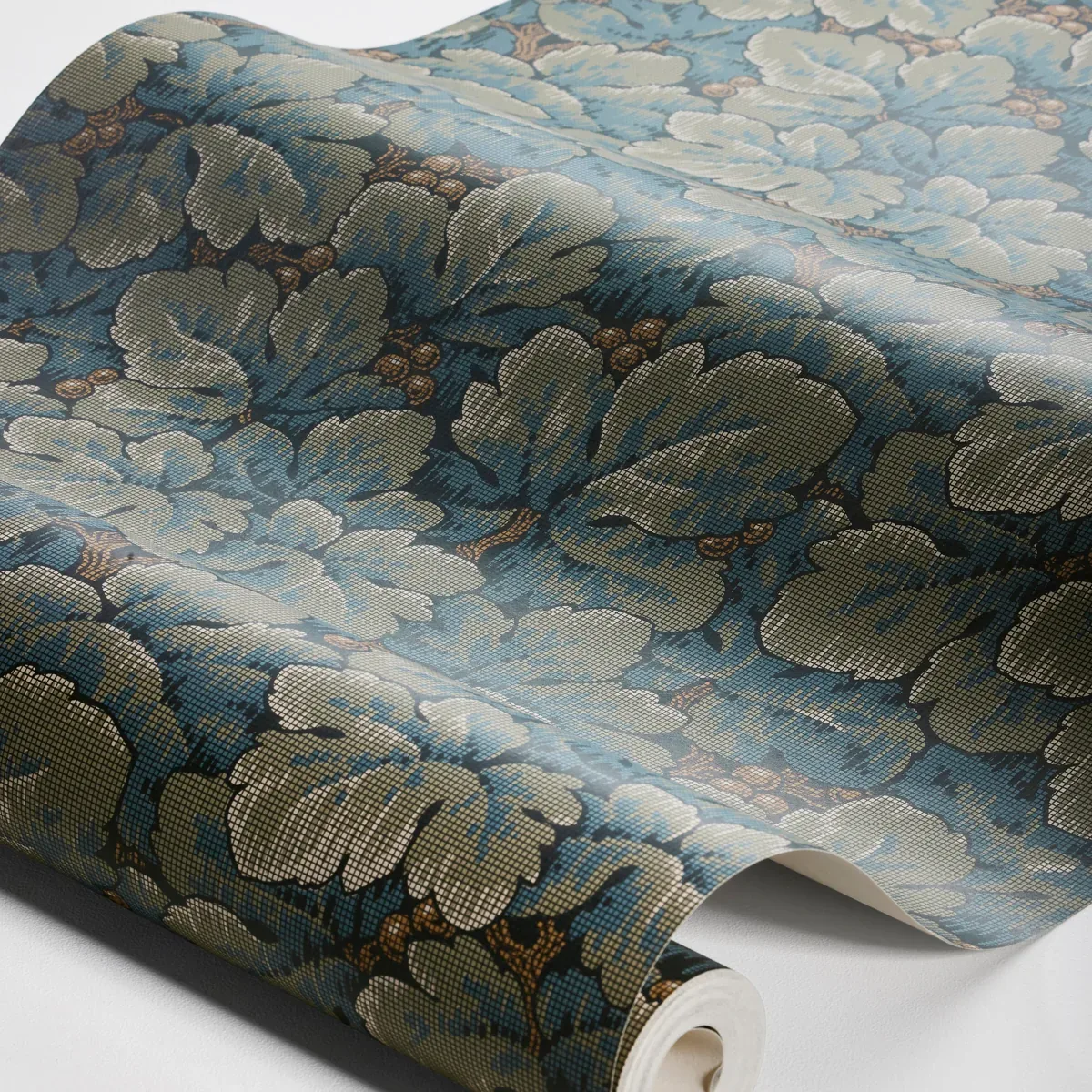 WALDEMAR BLUE AND GREEN Schumacher Wallpaper wallpaper - SKU 4587