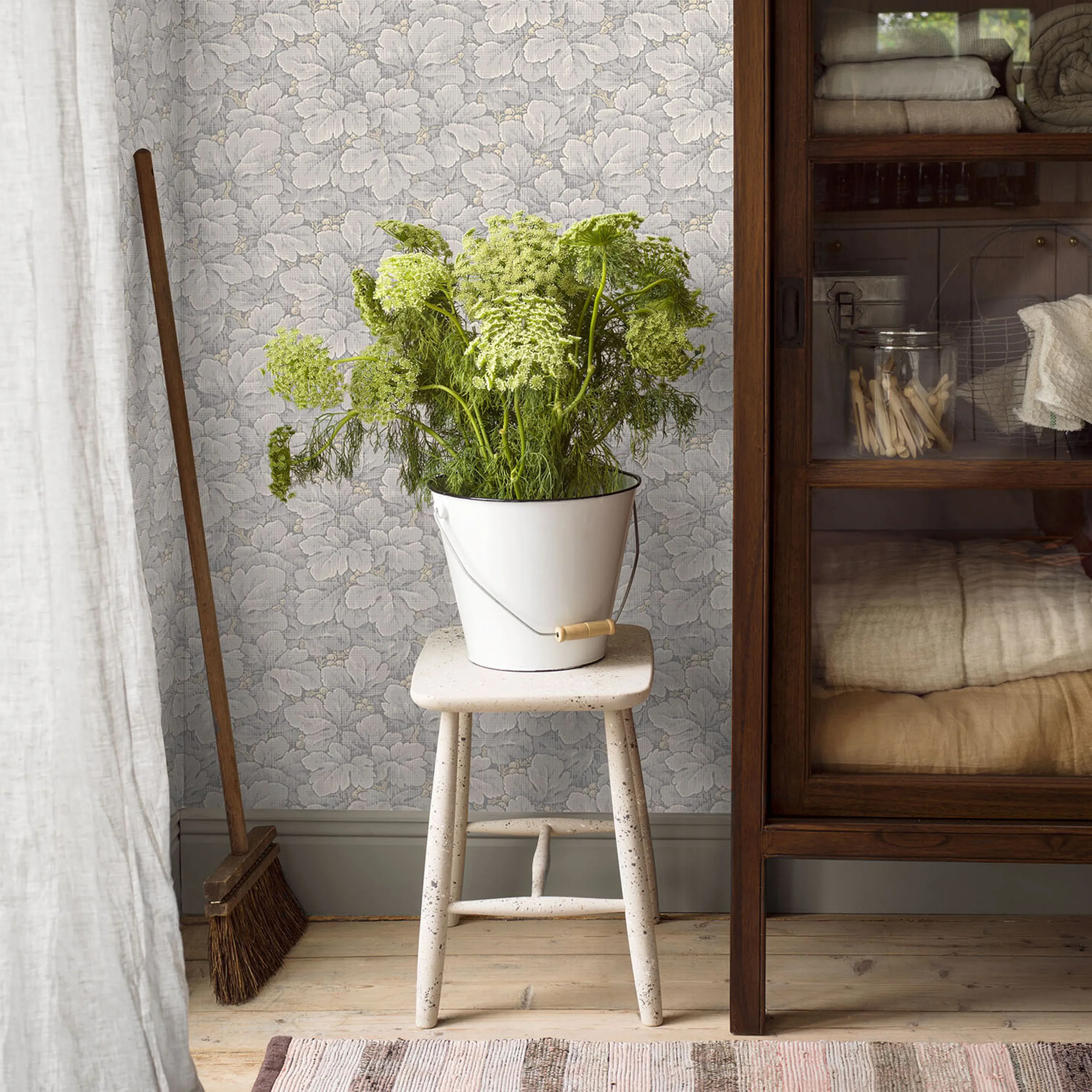 WALDEMAR - SOFT BLUE Schumacher Wallpaper | Wallpaper Twins WALDEMAR SOFT BLUE Schumacher Wallpaper wallpaper - SKU 4546