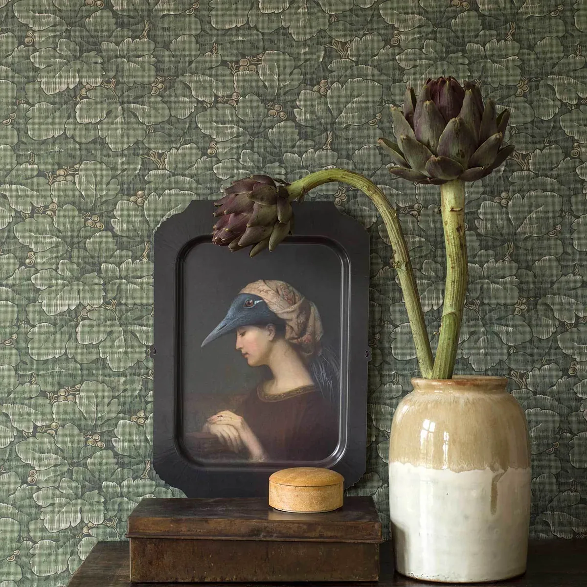 WALDEMAR - SPRUCE Schumacher Wallpaper | Wallpaper Twins WALDEMAR SPRUCE Schumacher Wallpaper wallpaper - SKU 4544