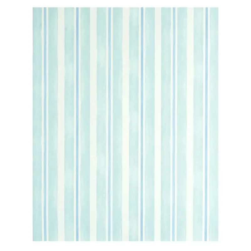 WATERCOLOR STRIPE MINERAL Schumacher Wallpaper wallpaper - SKU 5011571