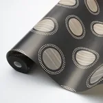 WATERMARK BLACK & WHITE Schumacher Wallpaper wallpaper - SKU 5015012