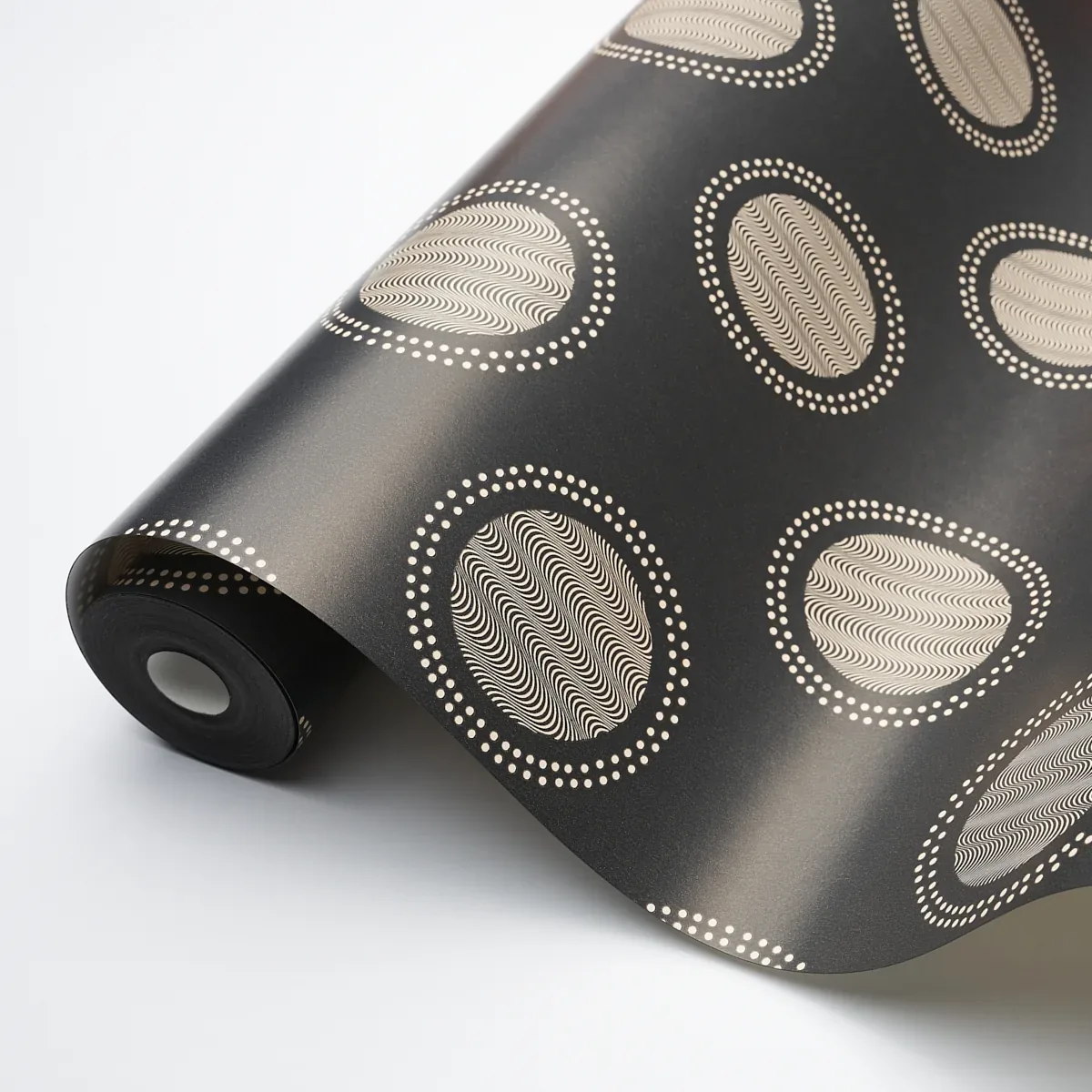 WATERMARK BLACK & WHITE Schumacher Wallpaper wallpaper - SKU 5015012