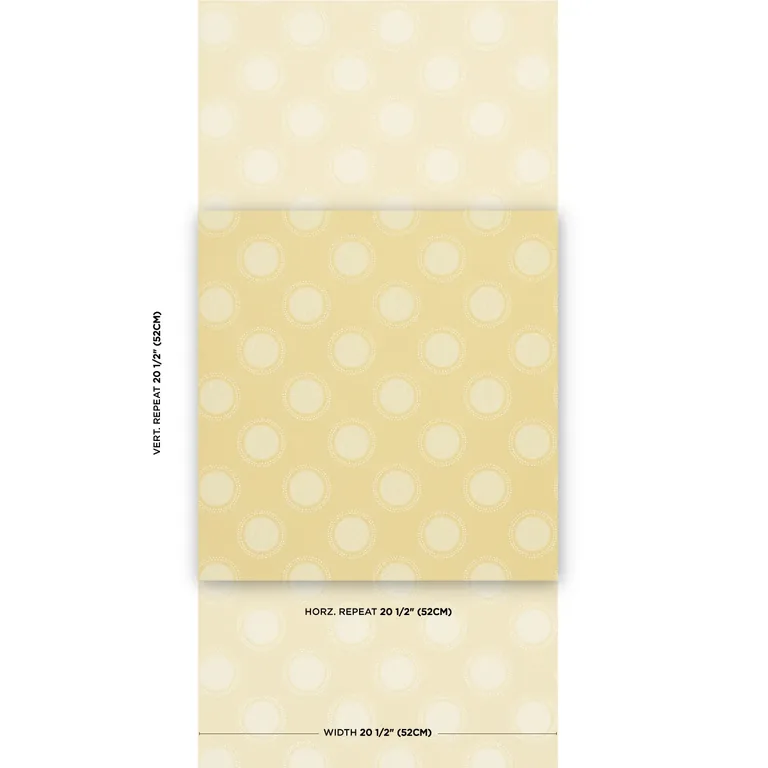 Schumacher WATERMARK wallpaper, color CORN, SKU 5015011