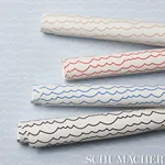 WAVES RED Schumacher Wallpaper wallpaper - SKU 5007463