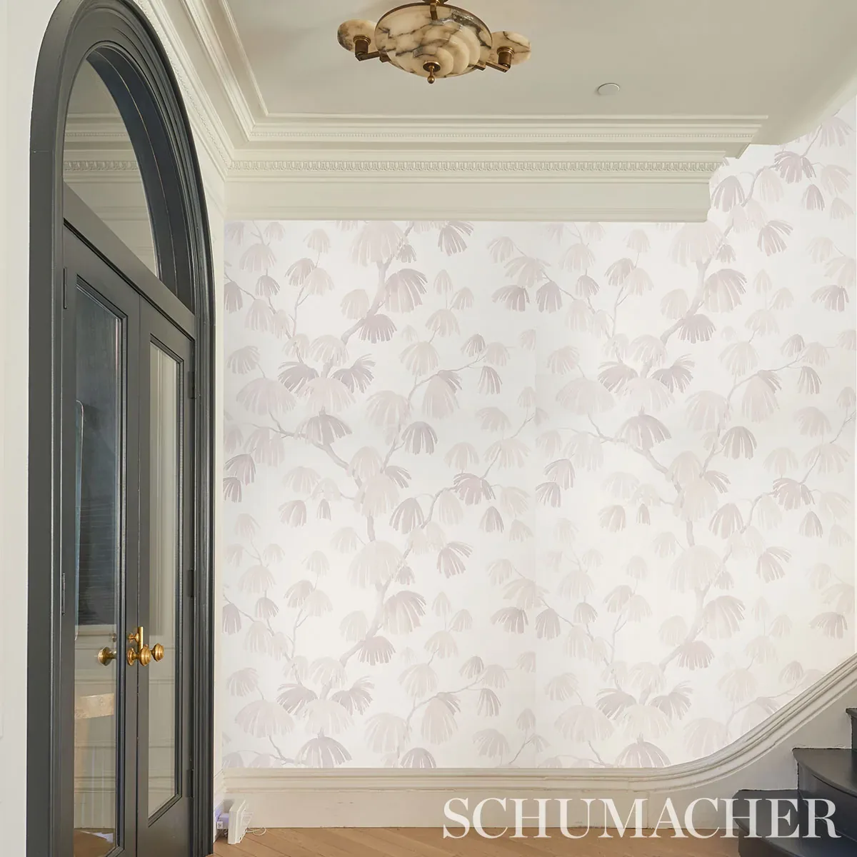 WEEPING PINE - CLOUD Schumacher Wallpaper | Wallpaper Twins WEEPING PINE CLOUD Schumacher Wallpaper wallpaper - SKU 5008333