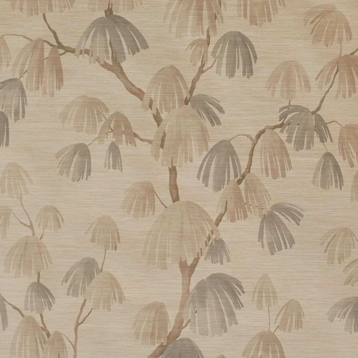 WEEPING PINE II BARLEY Schumacher Wallpaper wallpaper - SKU 5009680