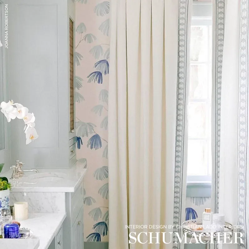 WEEPING PINE - SLATE Schumacher Wallpaper | Wallpaper Twins WEEPING PINE SLATE Schumacher Wallpaper wallpaper - SKU 5008331