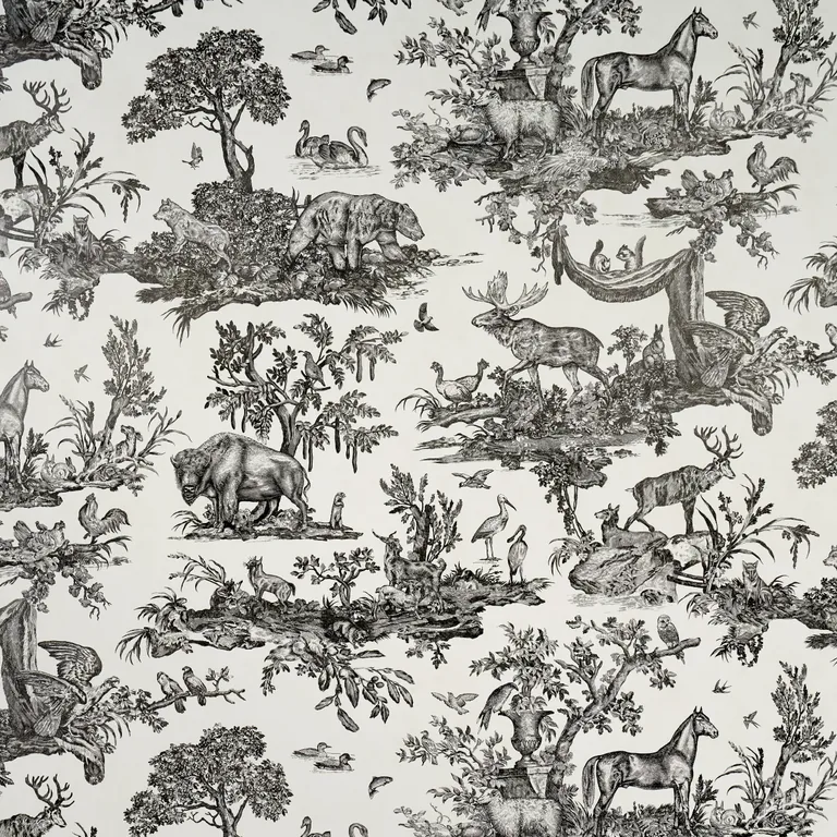 Schumacher Western Toile wallpaper