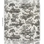 Western Toile CARBON Schumacher Wallpaper wallpaper - SKU 5016440