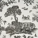 Western Toile CARBON Schumacher Wallpaper wallpaper - SKU 5016440